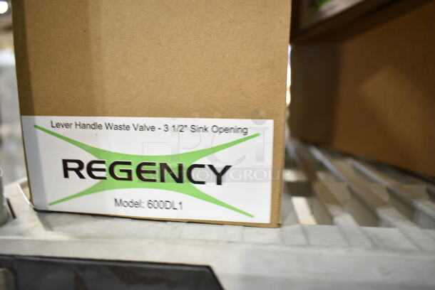 2 BRAND NEW SCRATCH AND DENT! Regency 600DL1 Lever Handle Waste Valve 3 1/2" Sink Opening. 2 Times Your Bid!  - Image 4 of 4