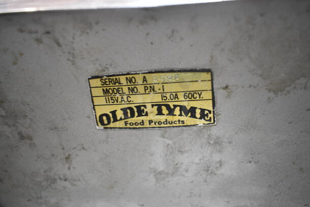 2 Olde Tyme PN1 Stainless Steel Commercial Countertop Nut Grinder Base w/ Hopper Mount. 115 Volts, 1 Phase. 2 Times Your Bid! Tested and Working! - Image 12 of 12