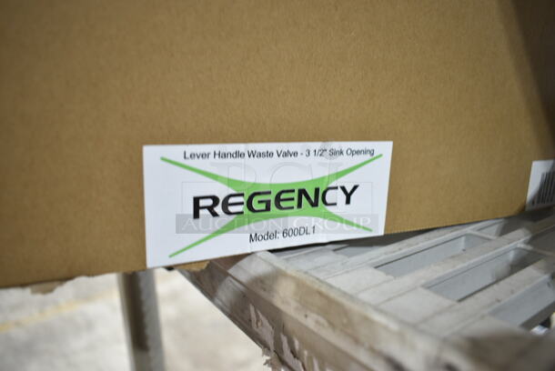 2 BRAND NEW SCRATCH AND DENT! Regency 600DL1 Lever Handle Waste Valve 3 1/2" Sink Opening. 2 Times Your Bid!  - Image 4 of 4
