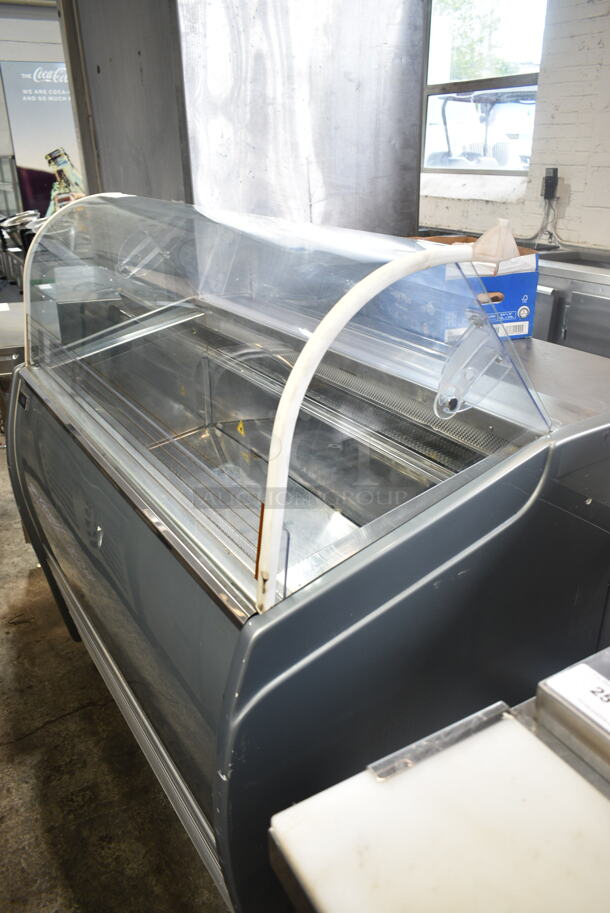 Sevel EZ-6 Stainless Steel Commercial Floor Style Gelato Case on Commercial Casters. 220 Volts, 1 Phase.  - Image 2 of 8