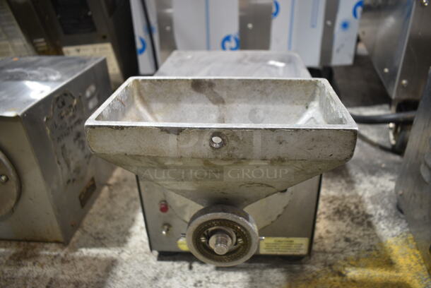 Olde Tyme PN1 Stainless Steel Commercial Countertop Nut Grinder Base w/ Hopper Mount. 115 Volts, 1 Phase. Tested and Working! - Image 4 of 7