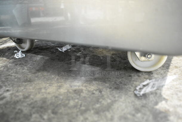 Sevel EZ-6 Stainless Steel Commercial Floor Style Gelato Case on Commercial Casters. 220 Volts, 1 Phase.  - Image 7 of 8
