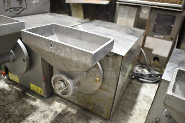2 Olde Tyme PN2 Stainless Steel Commercial Countertop Nut Grinder Base w/ Hopper Mount. 115 Volts, 1 Phase. 2 Times Your Bid! Tested and Working! - Image 2 of 12