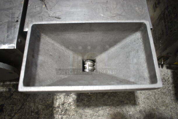 2 Olde Tyme PN2 Stainless Steel Commercial Countertop Nut Grinder Base w/ Hopper Mount. 115 Volts, 1 Phase. 2 Times Your Bid! Tested and Working! - Image 5 of 12