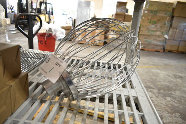 BRAND NEW SCRATCH AND DENT! Metal Commercial Whisk Attachment for Hobart Mixer.  - Image 4 of 4