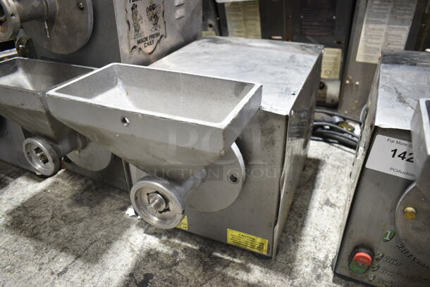 2 Olde Tyme PN2 Stainless Steel Commercial Countertop Nut Grinder Base w/ Hopper Mount. 115 Volts, 1 Phase. 2 Times Your Bid! Tested and Working! - Image 8 of 12