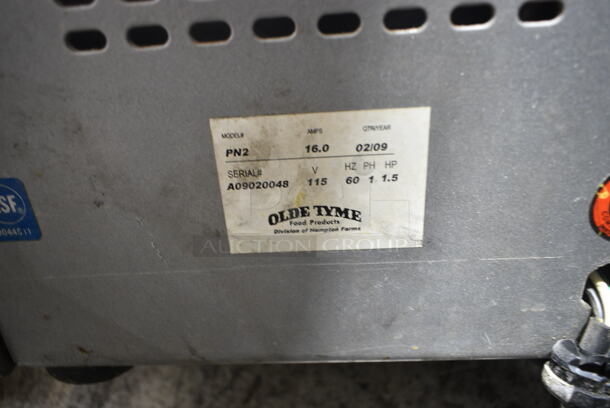 2 Olde Tyme PN2 Stainless Steel Commercial Countertop Nut Grinder Base w/ Hopper Mount. 115 Volts, 1 Phase. 2 Times Your Bid! Tested and Working! - Image 12 of 12