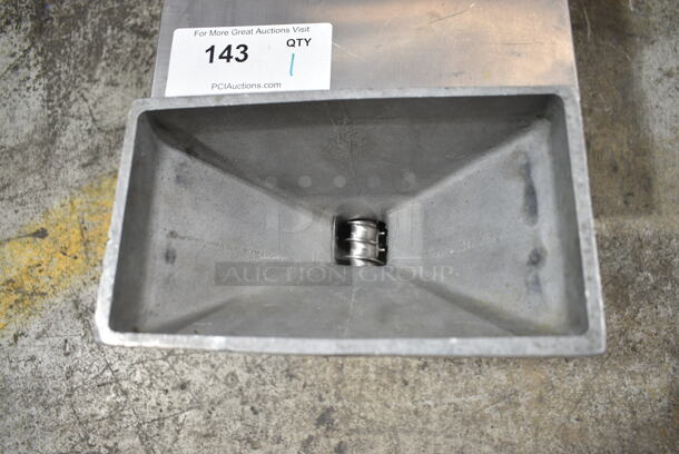 Olde Tyme PN1 Stainless Steel Commercial Countertop Nut Grinder Base w/ Hopper Mount. 115 Volts, 1 Phase. Cannot Test Due To Missing Power Cord - Image 5 of 8