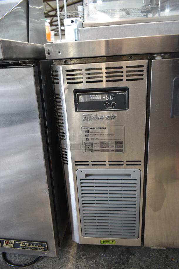 Turbo Air JBT-48-N Stainless Steel Commercial Sandwich Prep Table on Commercial Casters. 115 Volts, 1 Phase. Tested and Working! - Image 2 of 7