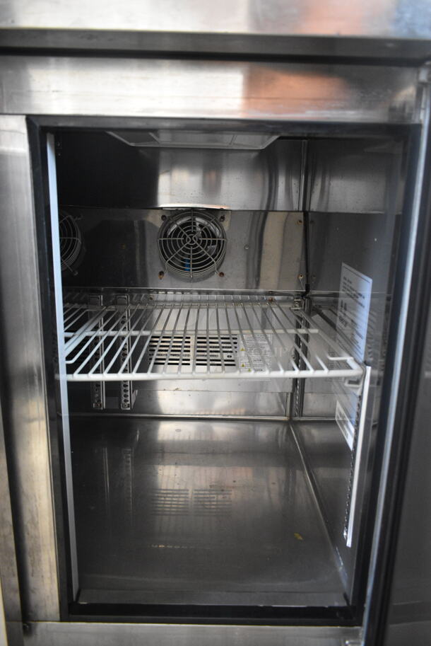 Turbo Air JBT-48-N Stainless Steel Commercial Sandwich Prep Table on Commercial Casters. 115 Volts, 1 Phase. Tested and Working! - Image 5 of 7