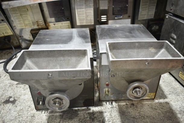 2 Olde Tyme PN1 Stainless Steel Commercial Countertop Nut Grinder Base w/ Hopper Mount. 115 Volts, 1 Phase. 2 Times Your Bid! Tested and Working! - Image 1 of 12