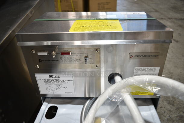 BRAND NEW SCRATCH AND DENT! 2024 Frymaster PF110 110 lb. Portable Fryer Oil Filter with Standard Gravity Drain. 120 Volts, 1 Phase.  - Image 4 of 8