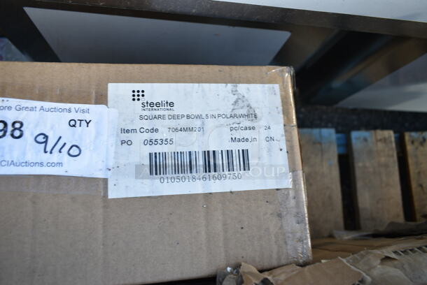 2 Boxes of 24 BRAND NEW Boxes of Steelite 7064MM201 Bowl 13-1/2 Oz. 5" X 5. 2 Times Your Bid!  - Image 4 of 5