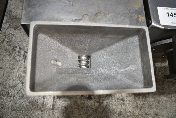 2 Olde Tyme PN2 Stainless Steel Commercial Countertop Nut Grinder Base w/ Hopper Mount. 115 Volts, 1 Phase. 2 Times Your Bid! Tested and Working! - Image 4 of 12