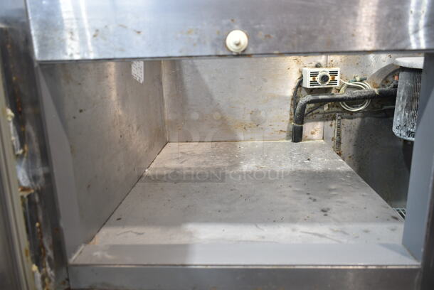 Leader LM72 Stainless Steel Commercial 3 Door Prep Table on Commercial Casters. No Lids. 115 Volts, 1 Phase. Tested and Working! - Image 8 of 10