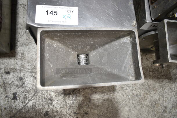 2 Olde Tyme PN2 Stainless Steel Commercial Countertop Nut Grinder Base w/ Hopper Mount. 115 Volts, 1 Phase. 2 Times Your Bid! Tested and Working! - Image 10 of 12