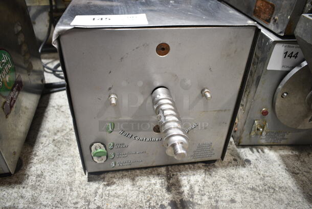 2 Olde Tyme PN2 Stainless Steel Commercial Countertop Nut Grinder Base w/ Hopper Mount. 115 Volts, 1 Phase. 2 Times Your Bid! Tested and Working! - Image 11 of 12