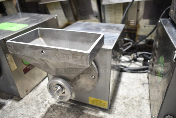Olde Tyme PN1 Stainless Steel Commercial Countertop Nut Grinder Base w/ Hopper Mount. 115 Volts, 1 Phase. Cannot Test Due To Missing Power Cord - Image 1 of 8