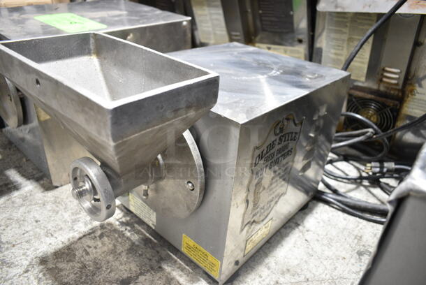 Olde Tyme PN1 Stainless Steel Commercial Countertop Nut Grinder Base w/ Hopper Mount. 115 Volts, 1 Phase. Cannot Test Due To Missing Power Cord - Image 3 of 8