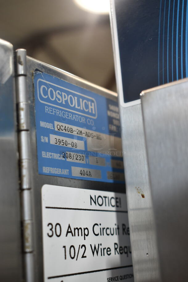 Alto Shaam QC40B-2M-ADS-HL Stainless Steel Commercial Blast Chiller w/ 3 Probes. 208/230 Volts, 1 Phase.  - Image 6 of 7