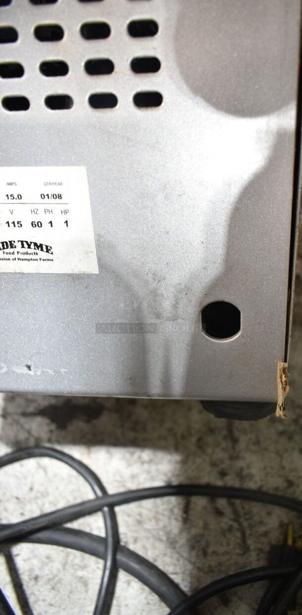 Olde Tyme PN1 Stainless Steel Commercial Countertop Nut Grinder Base w/ Hopper Mount. 115 Volts, 1 Phase. Cannot Test Due To Missing Power Cord - Image 7 of 8