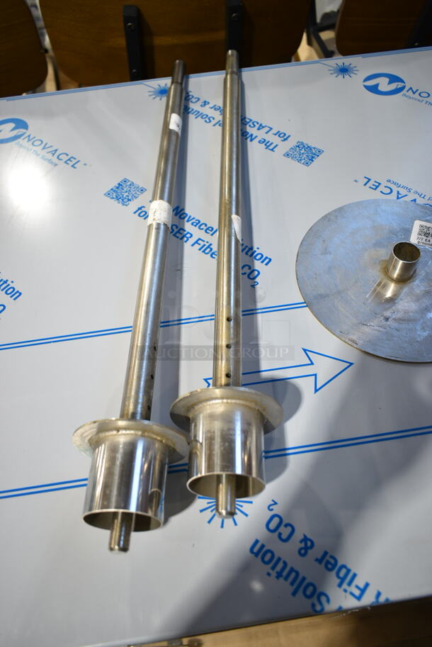 ALL ONE MONEY! Lot of BRAND NEW SCRATCH AND DENT! Items Including 2 Avantco 177023080010 Round Grease Protecting Plate for VB200 Series, 2 Avantco 17700403146L Round Spit Base for VB200 Series Vertical Broilers, Vollrath Stainless Steel Stand. - Image 8 of 11