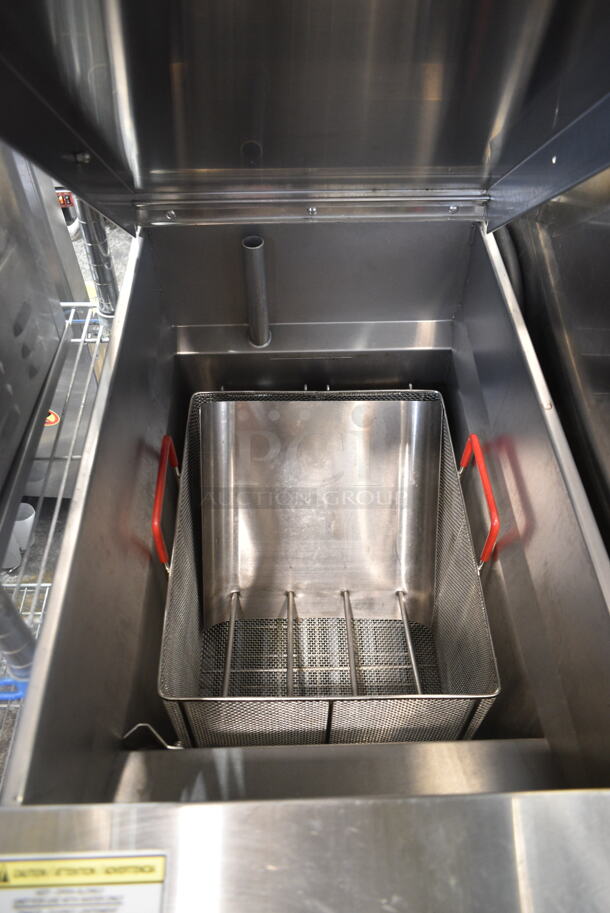 Pitco Frialator Stainless Steel Commercial Floor Style Electric Powered Pasta Cooker. 208 Volts.  - Image 4 of 9