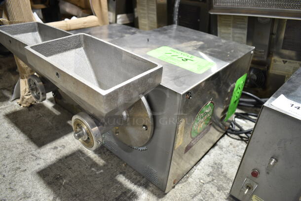 2014 Olde Tyme PN2 Stainless Steel Commercial Countertop Nut Grinder Base w/ Hopper Mount. 115 Volts, 1 Phase. Tested and Working! - Image 1 of 7