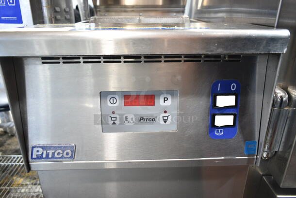 Pitco Frialator Stainless Steel Commercial Floor Style Electric Powered Pasta Cooker. 208 Volts.  - Image 6 of 9