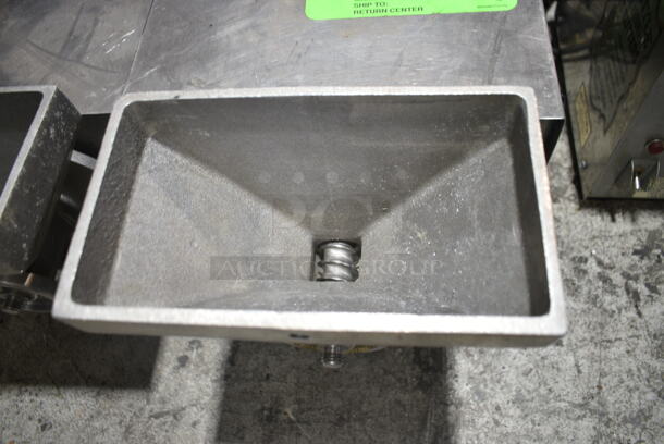 2014 Olde Tyme PN2 Stainless Steel Commercial Countertop Nut Grinder Base w/ Hopper Mount. 115 Volts, 1 Phase. Tested and Working! - Image 5 of 7