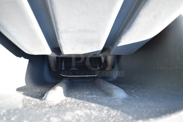 2 BRAND NEW SCRATCH AND DENT! Lavex 475AG001TBGY Dark Gray Poly 0.5 cu. yard Tilt Truck. 300 lb. 2 Times Your Bid!  - Image 5 of 7