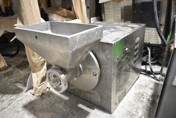 Olde Tyme PN1 Stainless Steel Commercial Countertop Nut Grinder Base w/ Hopper Mount. 115 Volts, 1 Phase. Tested and Working! - Image 3 of 7