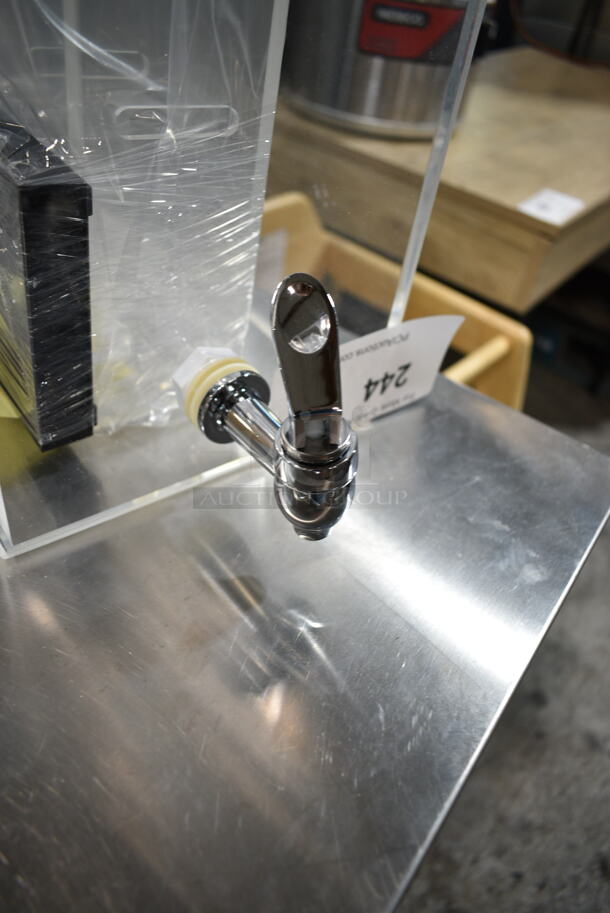 BRAND NEW SCRATCH AND DENT! Clear Poly Beverage Holder Dispenser.  - Image 5 of 5