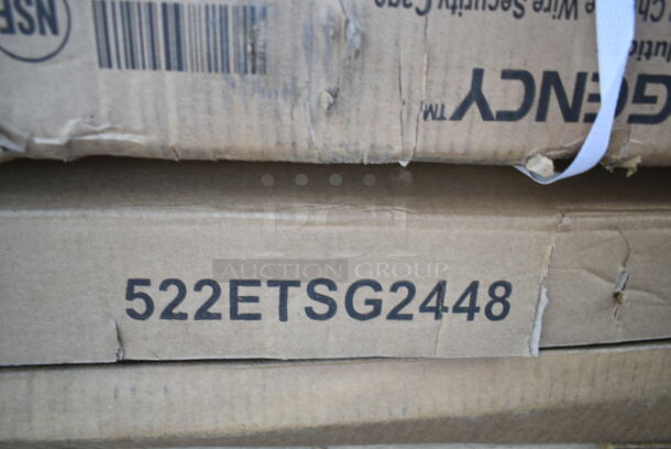 2 BRAND NEW SCRATCH AND DENT! Items Including Steelton 522ETSG3072 30" x 72" 18 Gauge 430 Stainless Steel Work Table with Undershelf and Steelton 522ETSG2448 24" x 48" 18 Gauge 430 Stainless Steel Work Table with Undershelf. May Be Missing Pieces. 2 Times Your Bid!   - Image 4 of 4