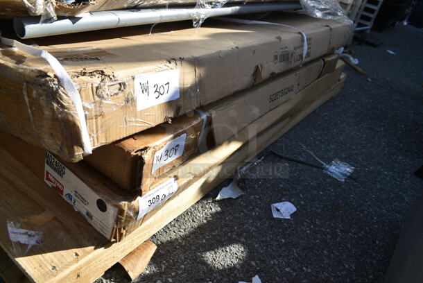 BRAND NEW SCRATCH AND DENT! Metro MQ2460G MetroMax Q 24" x 60" Shelf. May Be Missing Pieces.   - Image 2 of 3