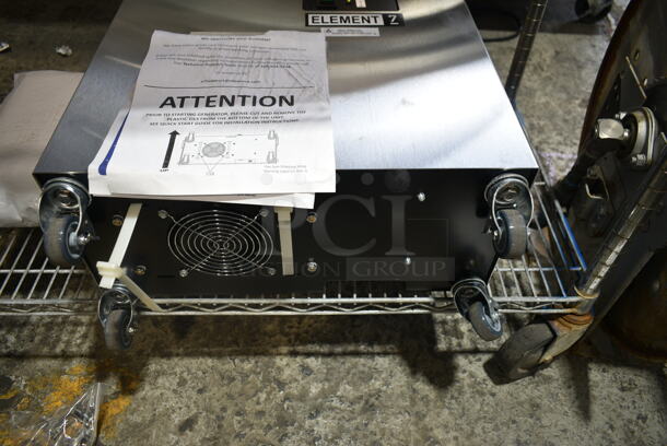 Jun-Air 87R-4MN1-HSBHH Stainless Steel Commercial Element 7 Nitro Brew Nitrogen Generator on Commercial Casters. 120 Volts, 1 Phase. - Image 2 of 7