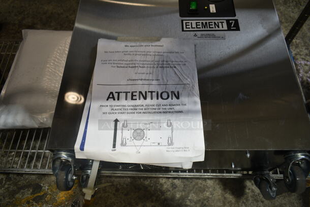 Jun-Air 87R-4MN1-HSBHH Stainless Steel Commercial Element 7 Nitro Brew Nitrogen Generator on Commercial Casters. 120 Volts, 1 Phase. - Image 3 of 7