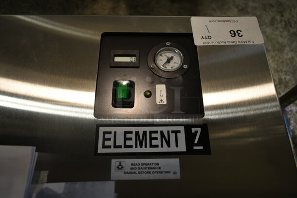 Jun-Air 87R-4MN1-HSBHH Stainless Steel Commercial Element 7 Nitro Brew Nitrogen Generator on Commercial Casters. 120 Volts, 1 Phase. - Image 5 of 7