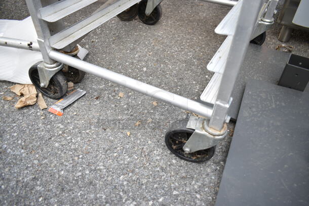 3 Various Metal Commercial Pan Transport Rack on Commercial Casters. 20x26x71, 21.5x26x64, 20x26x69. 3 Times Your Bid! - Image 3 of 10