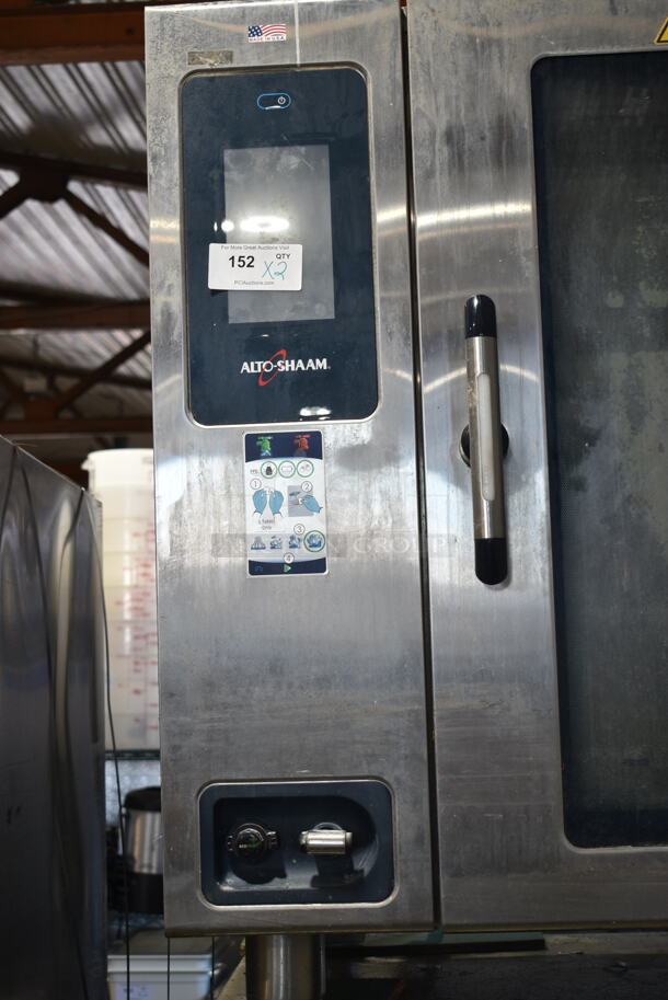 2 2020 Alto Shaam CTP10-10E Stainless Steel Commercial Electric Powered Combi Convection Oven w/ Stand. 208-240 Volts, 3 Phase. 2 Times Your Bid - Image 5 of 10
