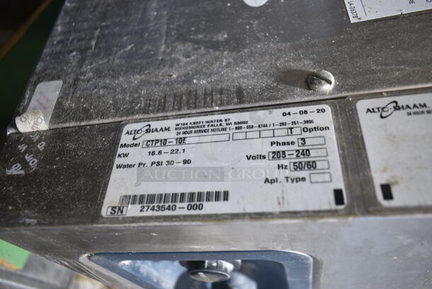 2 2020 Alto Shaam CTP10-10E Stainless Steel Commercial Electric Powered Combi Convection Oven w/ Stand. 208-240 Volts, 3 Phase. 2 Times Your Bid - Image 10 of 10