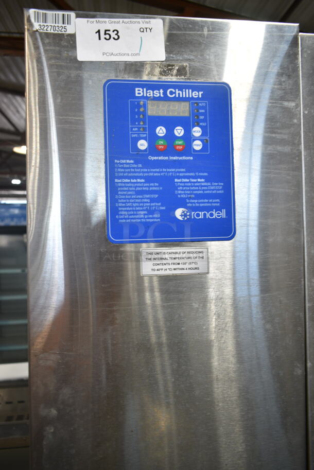 Randell BC-18 Stainless Steel Commercial Blast Chiller w/ 3 Probes. 115/230 Volts, 1 Phase. - Image 2 of 5