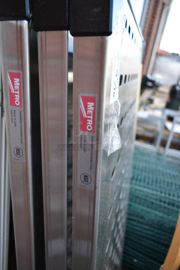 4 BRAND NEW SCRATCH AND DENT! Metro Chrome Finish Shelves. 4 Times Your Bid!  - Image 4 of 4
