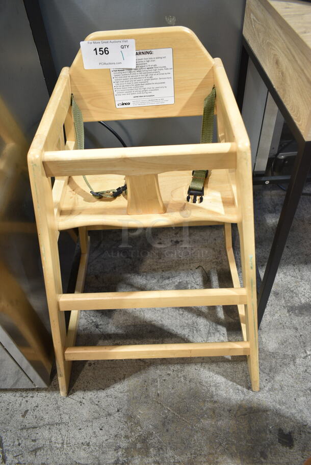 Wood Pattern High Chair.  - Image 1 of 6