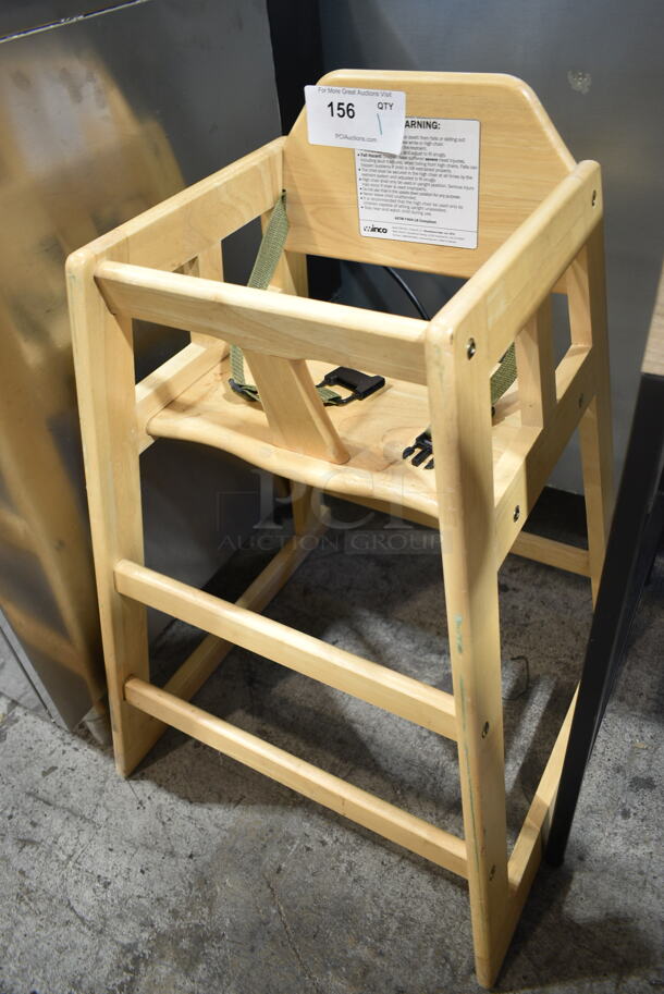 Wood Pattern High Chair.  - Image 2 of 6