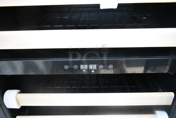 BRAND NEW SCRATCH AND DENT! Whynter BWR-1642DZ Metal Commercial Single Door Reach In 164 Bottle Dual Zone Wine Cooler Merchandiser. 120 Volts, 1 Phase. Tested and Working! - Image 5 of 6