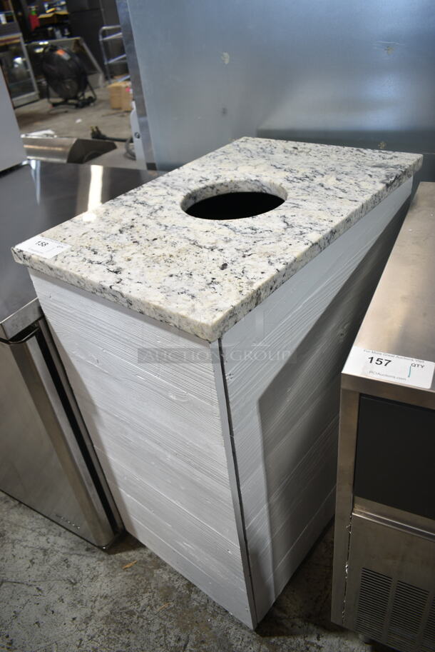 Trash Can Shell on Casters.  - Image 2 of 6