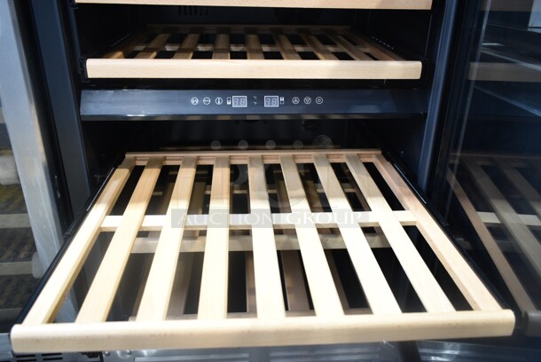 BRAND NEW SCRATCH AND DENT! Avanti WCF43S3SD 43 Bottle Designer Series Dual-Zone Wine Cooler Merchandiser. 115 Volts, 1 Phase. Tested and Working! - Image 6 of 7