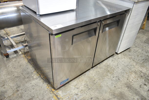 Turbo Air MUR-48-N Stainless Steel Commercial 2 Door Undercounter Cooler. 115 Volts, 1 Phase. Tested and Working! - Image 2 of 5
