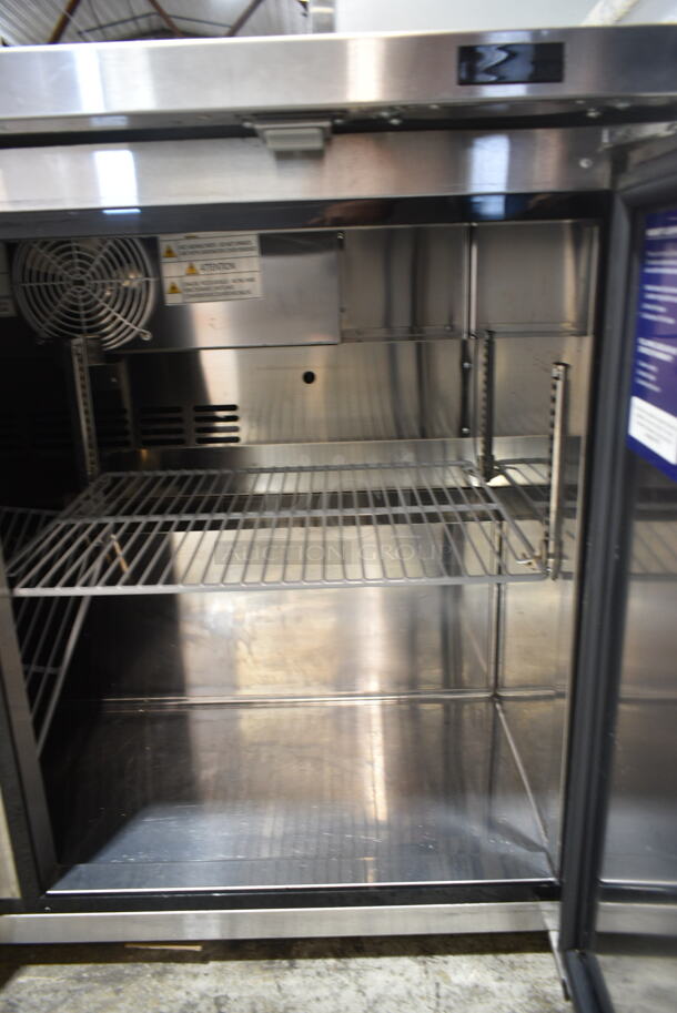 Turbo Air MUR-48-N Stainless Steel Commercial 2 Door Undercounter Cooler. 115 Volts, 1 Phase. Tested and Working! - Image 3 of 5